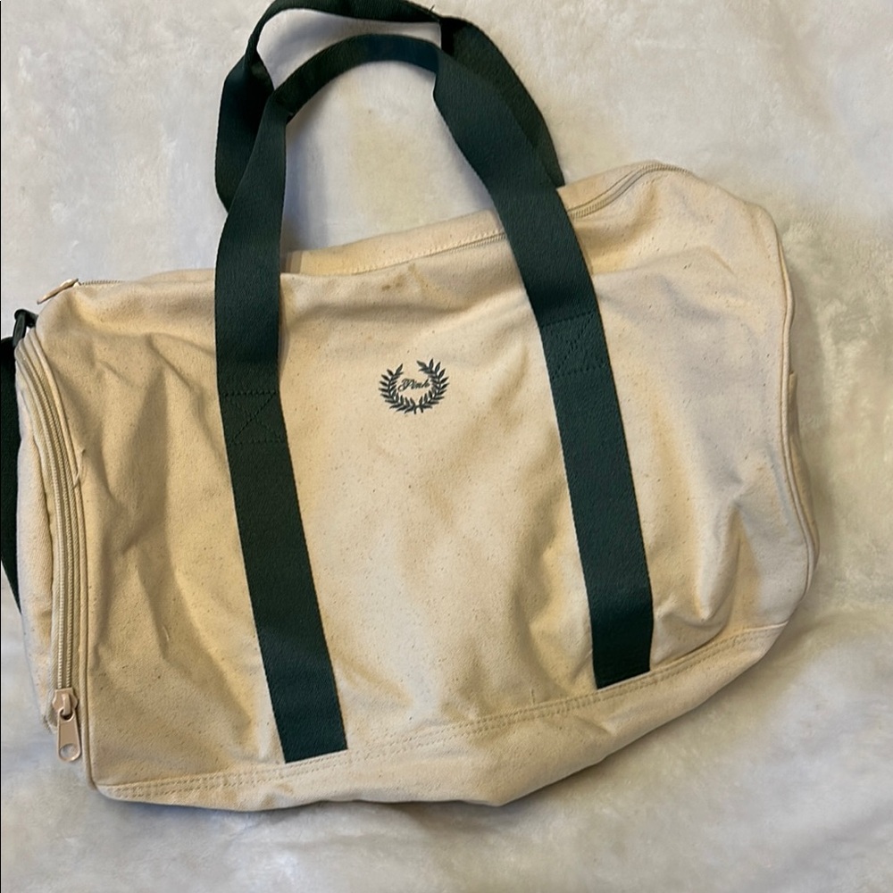 PINK canvas gym bag